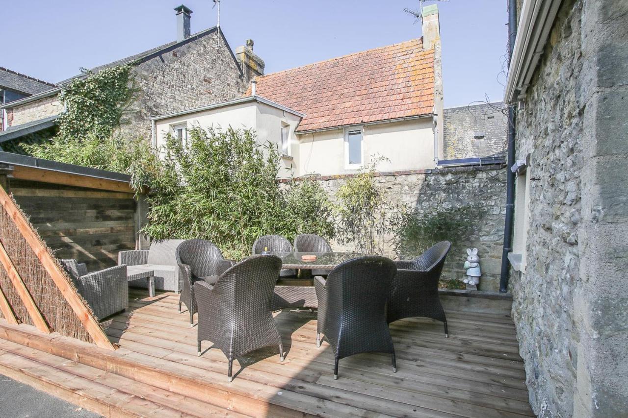 Gite L'Ardoisier 7 Pers Sauna Bayeux 2Km Gueron Exterior photo